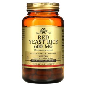 Solgar Red Yeast Rice 600 mg 120 viên 033984023253