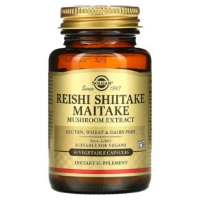 Solgar Reishi Shiitake Maitake Mushroom Extract 50 viên 033984023277