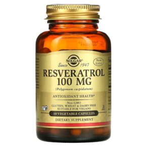 Solgar Resveratrol 100 mg 60 viên 033984023352