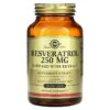 Solgar Resveratrol 250 mg 60 Softgels 4 Solgar Resveratrol 250 mg 60 viên 033984024847