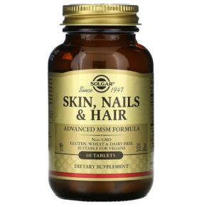 Solgar Skin Nails & Hair Advanced MSM Formula 60 viên 033984017351