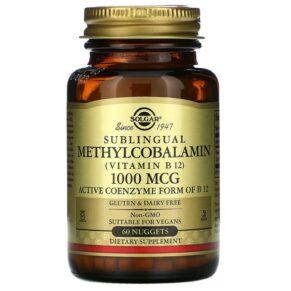 Solgar Sublingual Methylcobalamin (Vitamin B12) 1.000 mcg 60 viên 033984019515