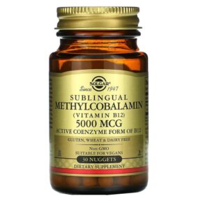 Solgar Sublingual Methylcobalamin (Vitamin B12) 5.000 mcg 30 viên 033984019584