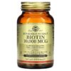 Solgar Super High Potency Biotin 10.000 mcg 120 Vegetable Capsules 4 Solgar Super High Potency Biotin 10.000 mcg 120 viên 033984523920
