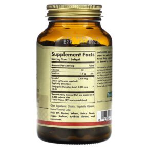Solgar Tonalin CLA 1.300 mg 60 Softgels 033984027145