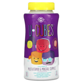 Solgar U-Cubes Children's Multi-Vitamin & Mineral Cherry & Orange 120 viên 033984525511