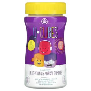 Solgar U-Cubes Children's Multi-Vitamin & Mineral Cherry & Orange 60 viên 033984525504
