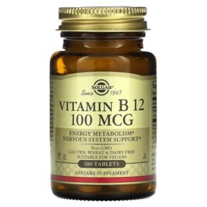 Solgar Vitamin B12 100 mcg 100 viên 033984031807