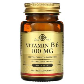 Solgar Vitamin B6 100 mg 100 viên 033984031203