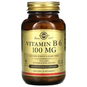 Solgar Vitamin B6 100 mg 250 viên 033984031111