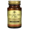 Solgar Vitamin B6 25 mg 100 viên 033984030824