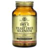 Solgar Vitamin Dry E + Yeast Free Selenium 100 viên 033984033511