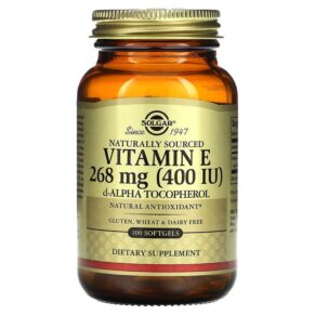 Solgar Vitamin E Naturally Sourced 268 mg (400 IU) 100 viên 033984035218
