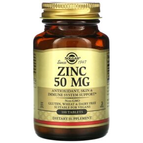 Solgar Zinc 50 mg 100 viên 033984037205