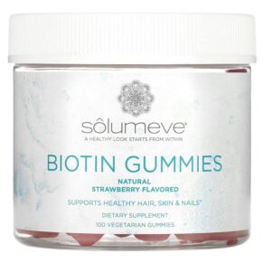 Solumeve Biotin Gelatin Free Strawberry Flavor 100 viên 898220014460