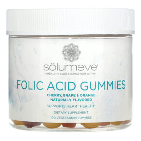 Solumeve Folic Acid Gelatin Free Assorted Flavors 100 viên 898220014385