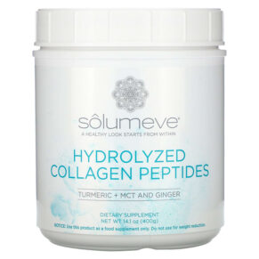 Solumeve Hydrolyzed Collagen Peptides + Turmeric MCT & Ginger 14 oz (400 g) 898220018284
