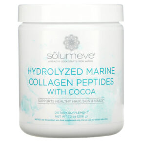 Solumeve Hydrolyzed Marine Collagen Peptides + Cocoa 7.3 oz (206 g) 898220020195