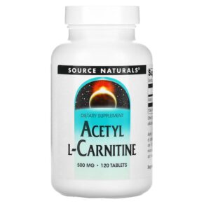Source Naturals Acetyl L-Carnitine 500 mg 120 viên 021078003311