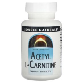 Source Naturals Acetyl L-Carnitine 500 mg 60 viên 021078004998