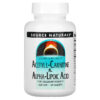 Source Naturals Acetyl L-Carnitine & Alpha-Lipoic Acid 650 mg 60 viên 021078017998
