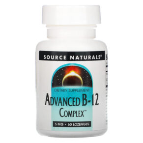 Source Naturals Advanced B-12 Complex 5 mg 60 viên 021078014812