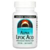 Source Naturals Alpha Lipoic Acid 100 mg 120 Tablets 4 Source Naturals Alpha Lipoic Acid 100 mg 120 viên 021078001553