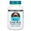 Source Naturals Alpha Lipoic Acid 200 mg 120 viên 021078003960