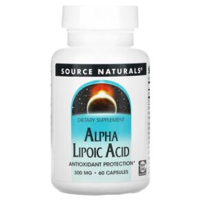 Source Naturals Alpha Lipoic Acid 300 mg 60 viên 021078017646