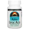 Source Naturals Alpha Lipoic Acid 50 mg 100 viên 021078000235