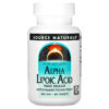 Source Naturals Alpha Lipoic Acid Timed Release 300 mg 60 viên 021078014324