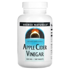 Source Naturals Apple Cider Vinegar 500 mg 180 viên 021078013563