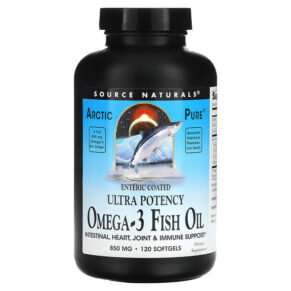 Source Naturals Arctic Pure Ultra Potency Omega-3 Fish Oil 850 mg 120 viên 021078020172