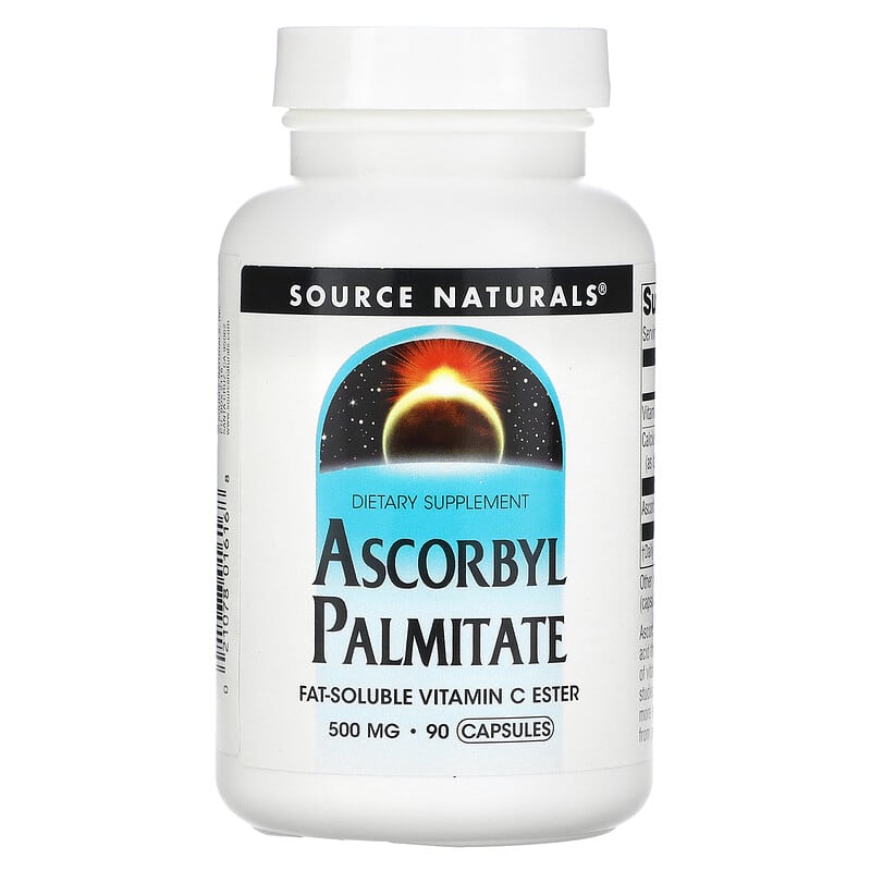Source Naturals Ascorbyl Palmitate 500 mg 90 Capsules 1 Source Naturals Ascorbyl Palmitate 500 mg 90 viên 021078016168
