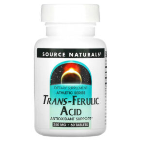 Source Naturals Athletic Series Trans-Ferulic Acid 250 mg 60 viên 021078008057