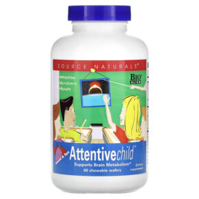 Source Naturals Attentive Child Sweet & Tart 60 bánh 021078012146