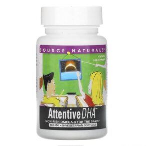 Source Naturals Attentive DHA 100 mg 60 viên 021078012023