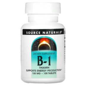 Source Naturals B-1 Thiamin 100 mg 100 viên 021078004073
