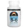 Source Naturals B-6 500 mg 100 viên 021078004165