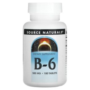 Source Naturals B-6 500 mg 100 viên 021078004165