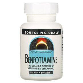 Source Naturals Benfotiamine 150 mg 60 viên 021078019060