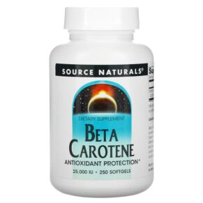 Source Naturals Beta Carotene 25.000 IU 250 viên 021078004042