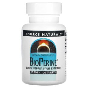 Source Naturals BioPerine 10 mg 120 viên 021078006442