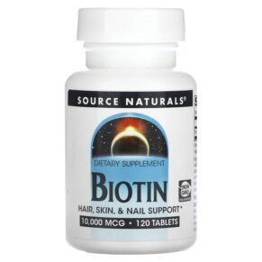 Source Naturals Biotin 10.000 mcg 120 viên 021078026334