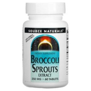Source Naturals Broccoli Sprouts Extract 250 mg 60 viên 021078011040