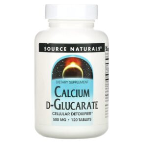 Source Naturals Calcium D-Glucarate 500 mg 120 viên 021078008712