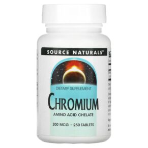 Source Naturals Chromium 200 mcg 250 viên 021078003366