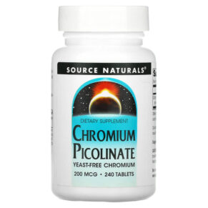 Source Naturals Chromium Picolinate 200 mcg 240 viên 021078001089
