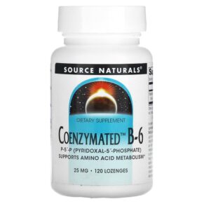 Source Naturals Coenzymated B-6 25 mg 120 viên 021078002673