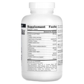 Source Naturals Daily Essential Enzymes 500 mg 240 Capsules 3 Source Naturals Daily Essential Enzymes 500 mg 240 Capsules 021078013037